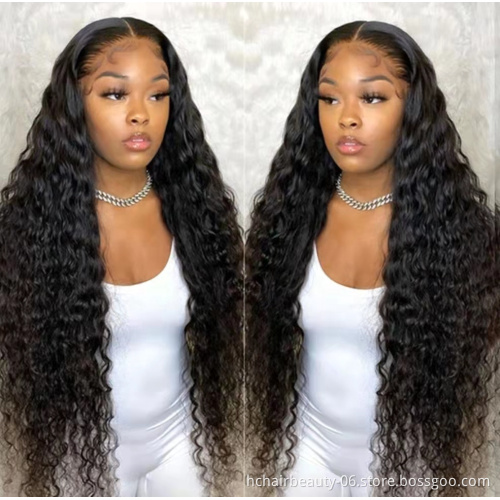 Direct Factory Deep Curly Lace Front Wig Cheap13x4 Cut Brazilian Bob Wigs